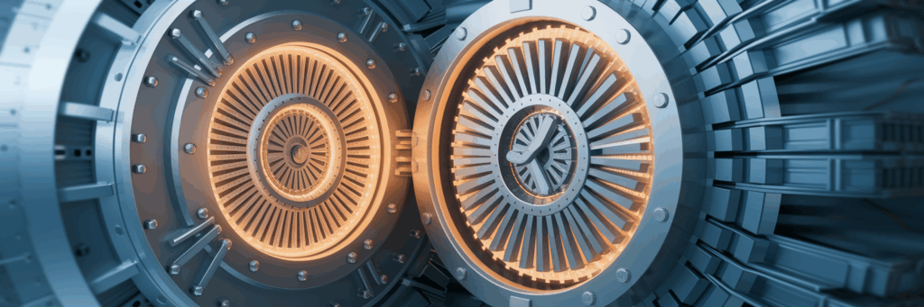 Secure digital data vault