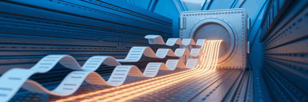 Secure encrypted financial document storage
