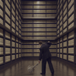 Secure library of financial ledgers.