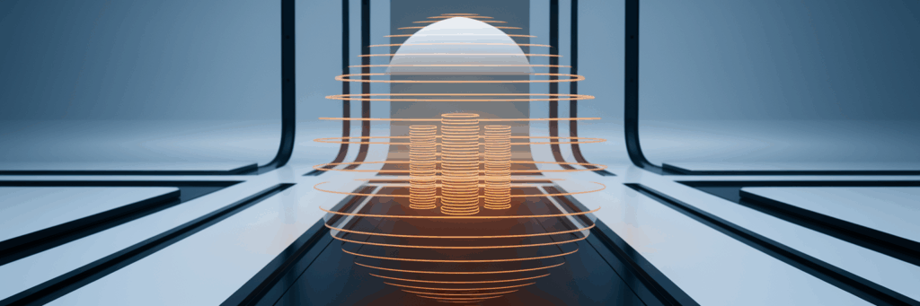 Secure financial data within protective sphere.