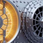 Secure vault protecting financial data