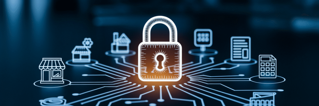 Encrypted accounting for small business.