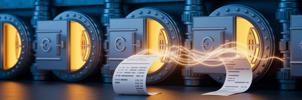 Secure multi-currency data vaults.