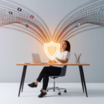 Freelancer managing finances with Zero-Knowledge security.