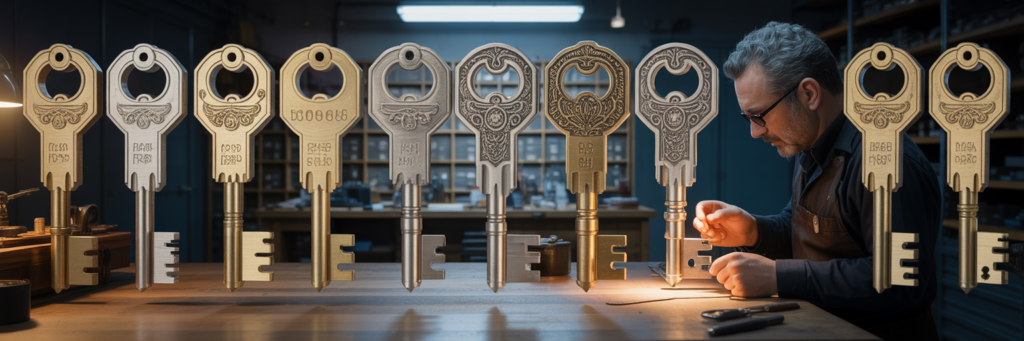Expert crafting secure keys for financial data.